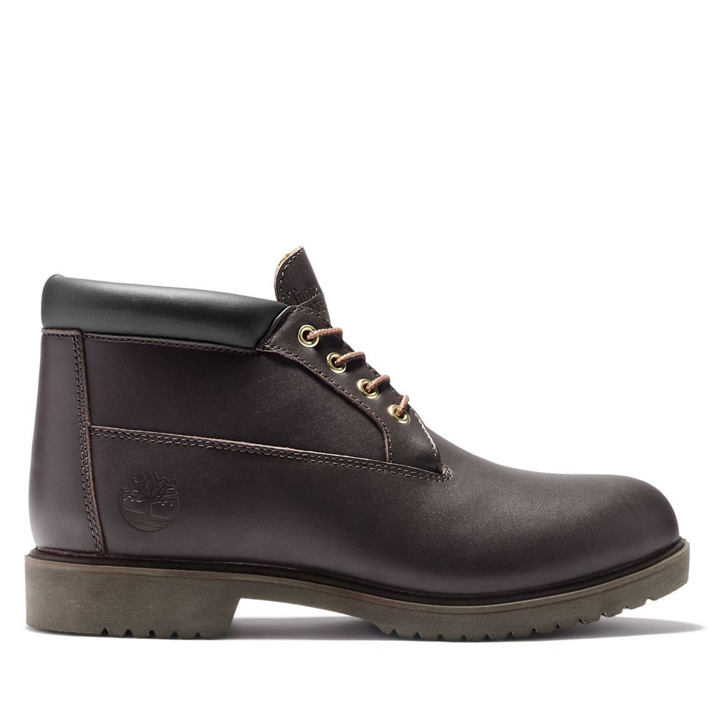 Bocanci Chukka Timberland Barbati Maro Inchis - Waterproof - Romania - VTBGXQ824